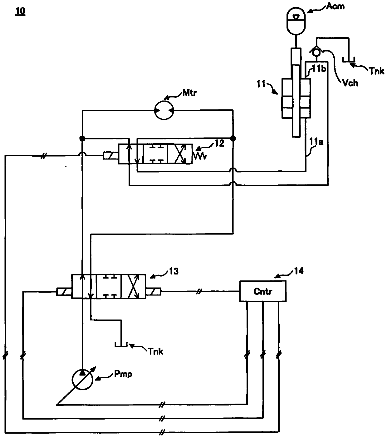 Regeneration circuit for hydraulic motor, construction machine ...