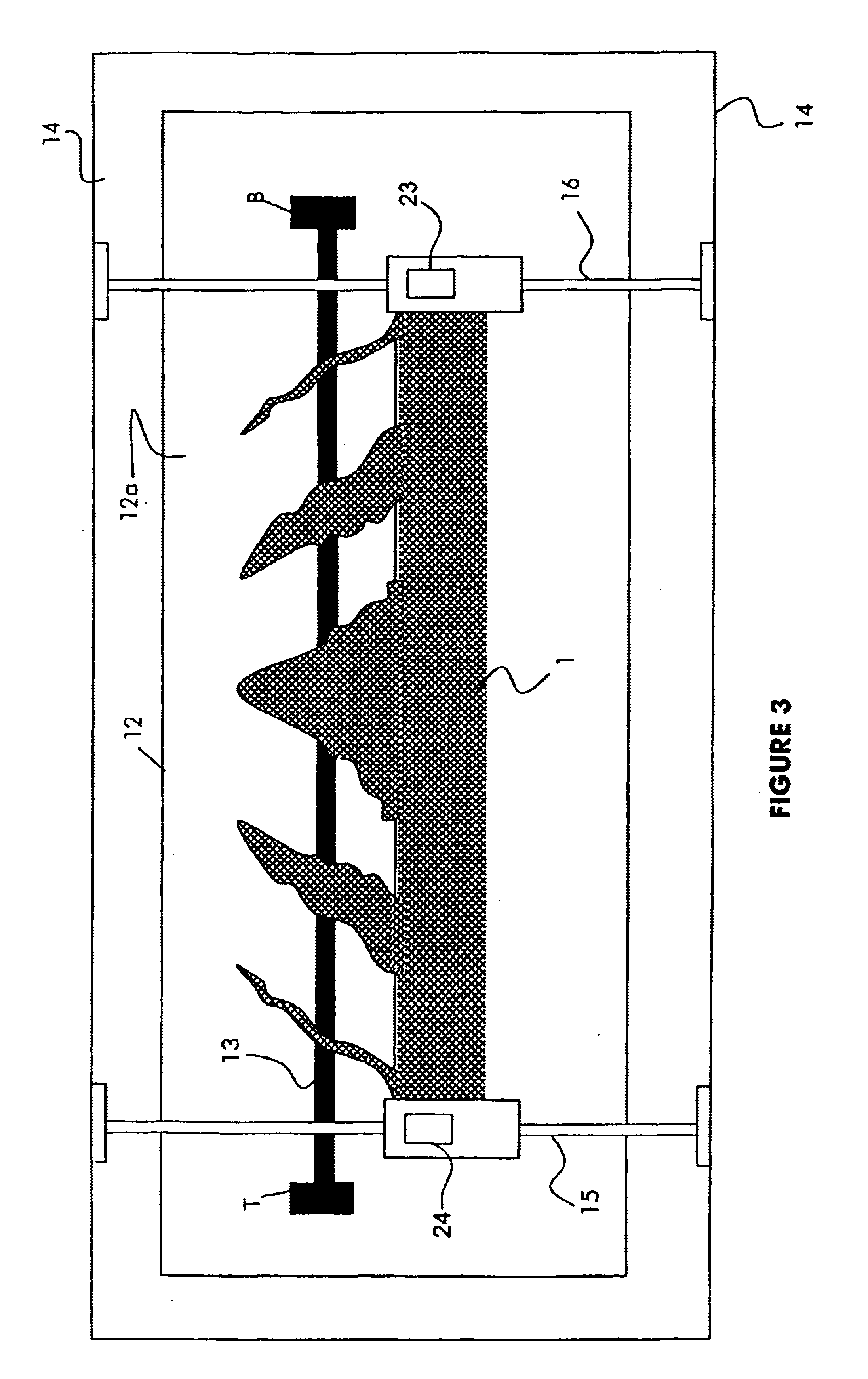 Phase shifter having differently shaped interactive elements and an antenna system formed therefrom