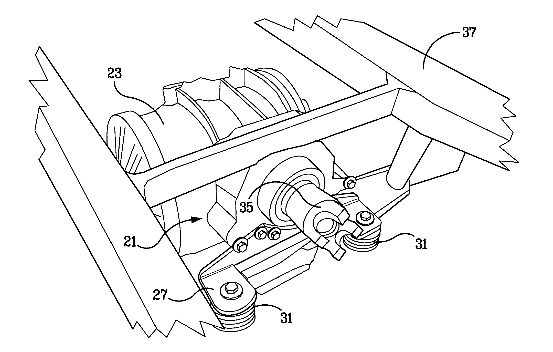 Adapter for a corvette rear differential