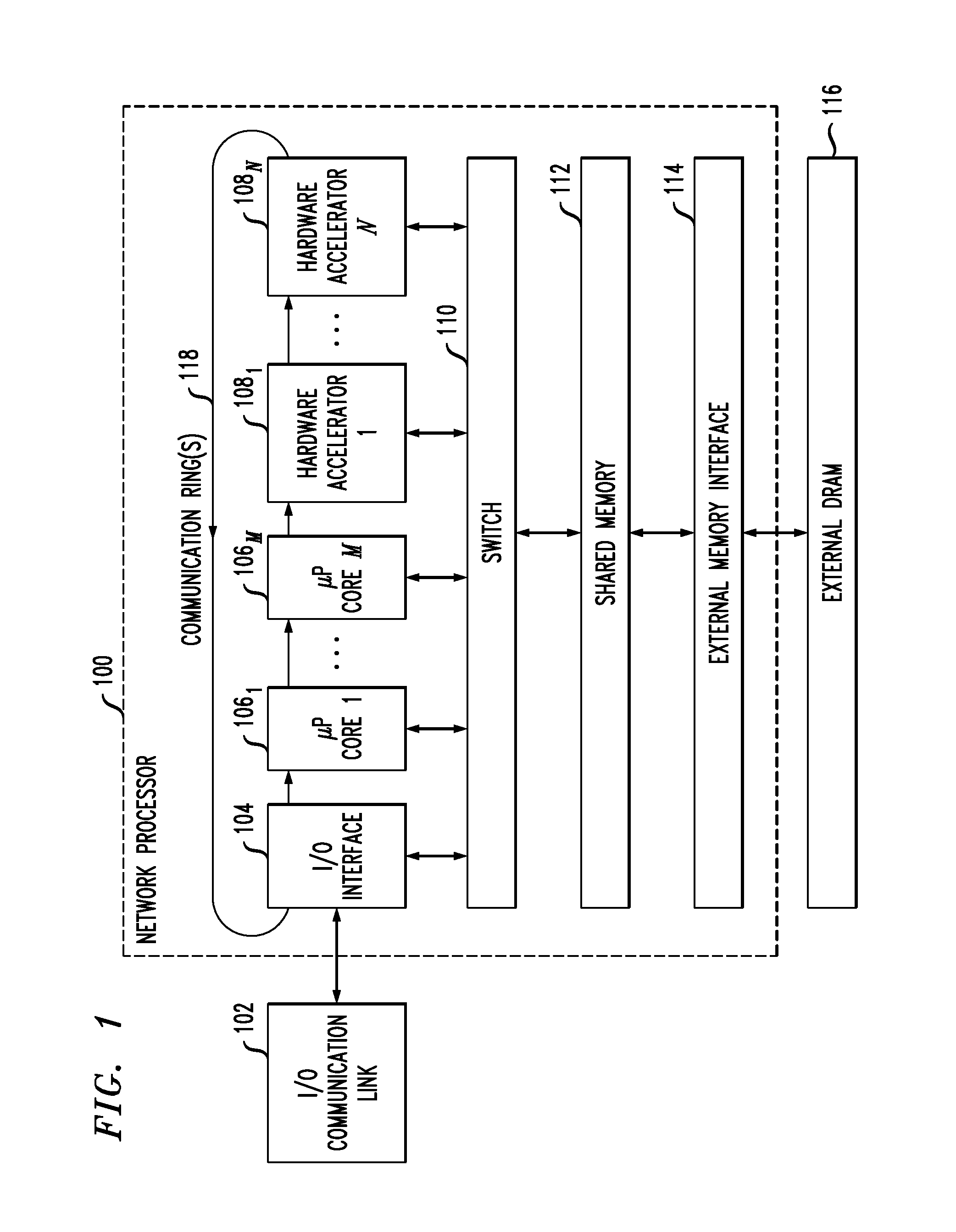 Local messaging in a scheduling hierarchy in a traffic manager of a network processor