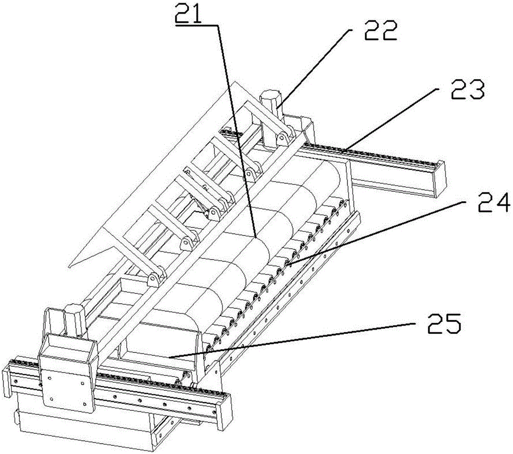 Automatic conveying and truck loading system for cement