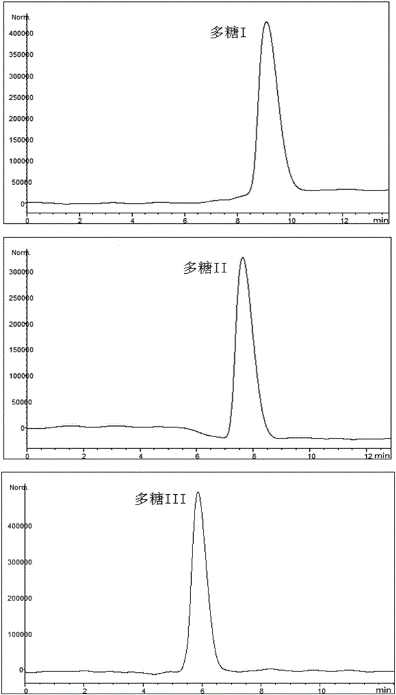 Method for fast separating polysaccharides from dragon fruit by counter-current chromatography