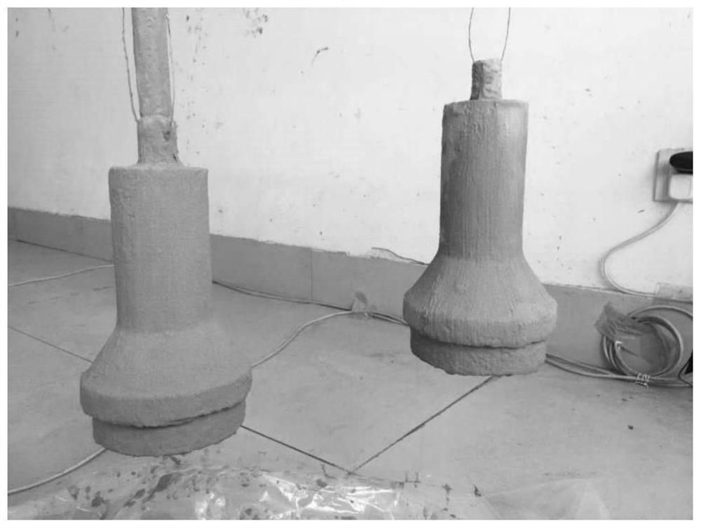 Production process for casting core mold part based on lost foam technology