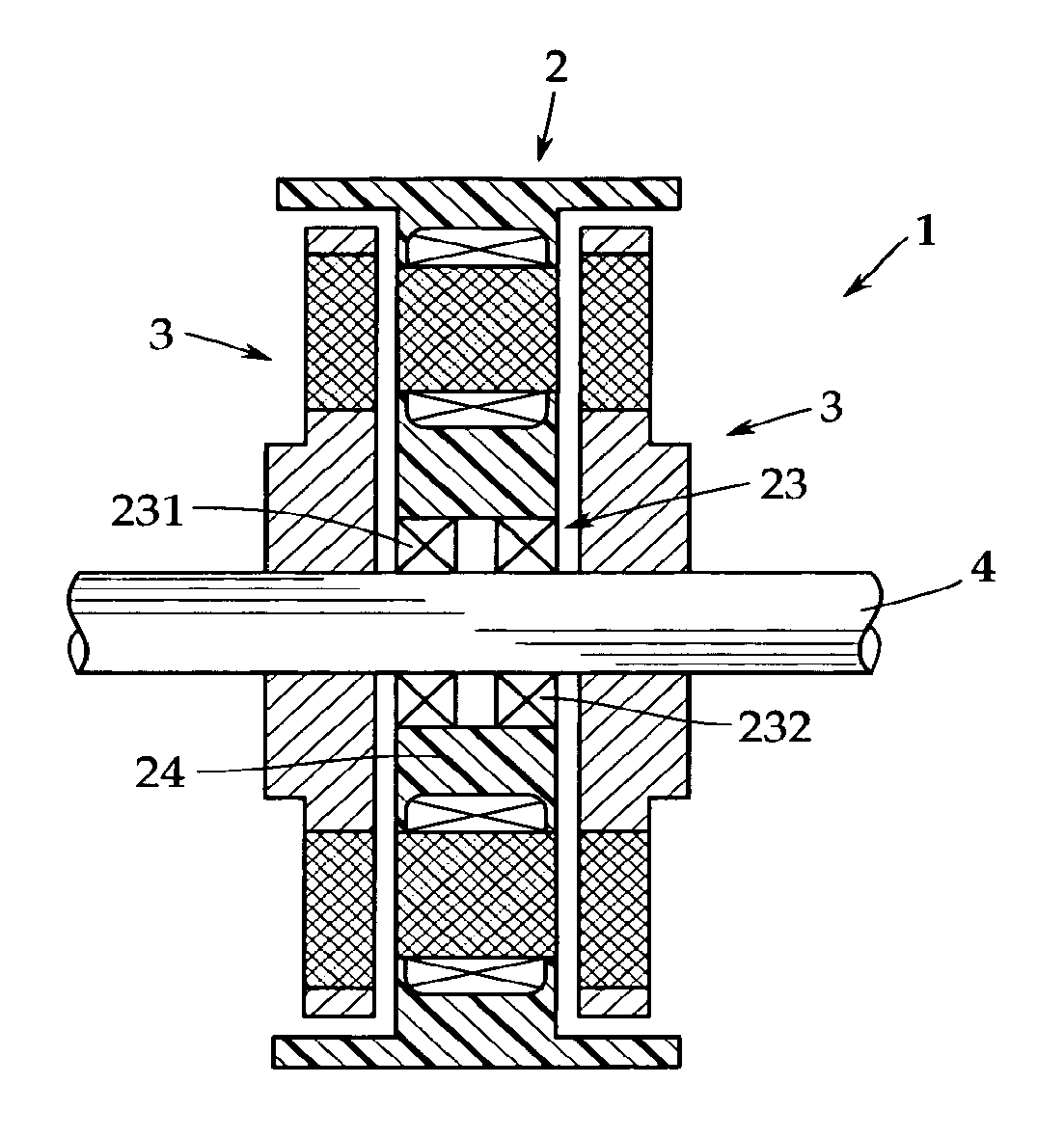 Axial air-gap electronic motor