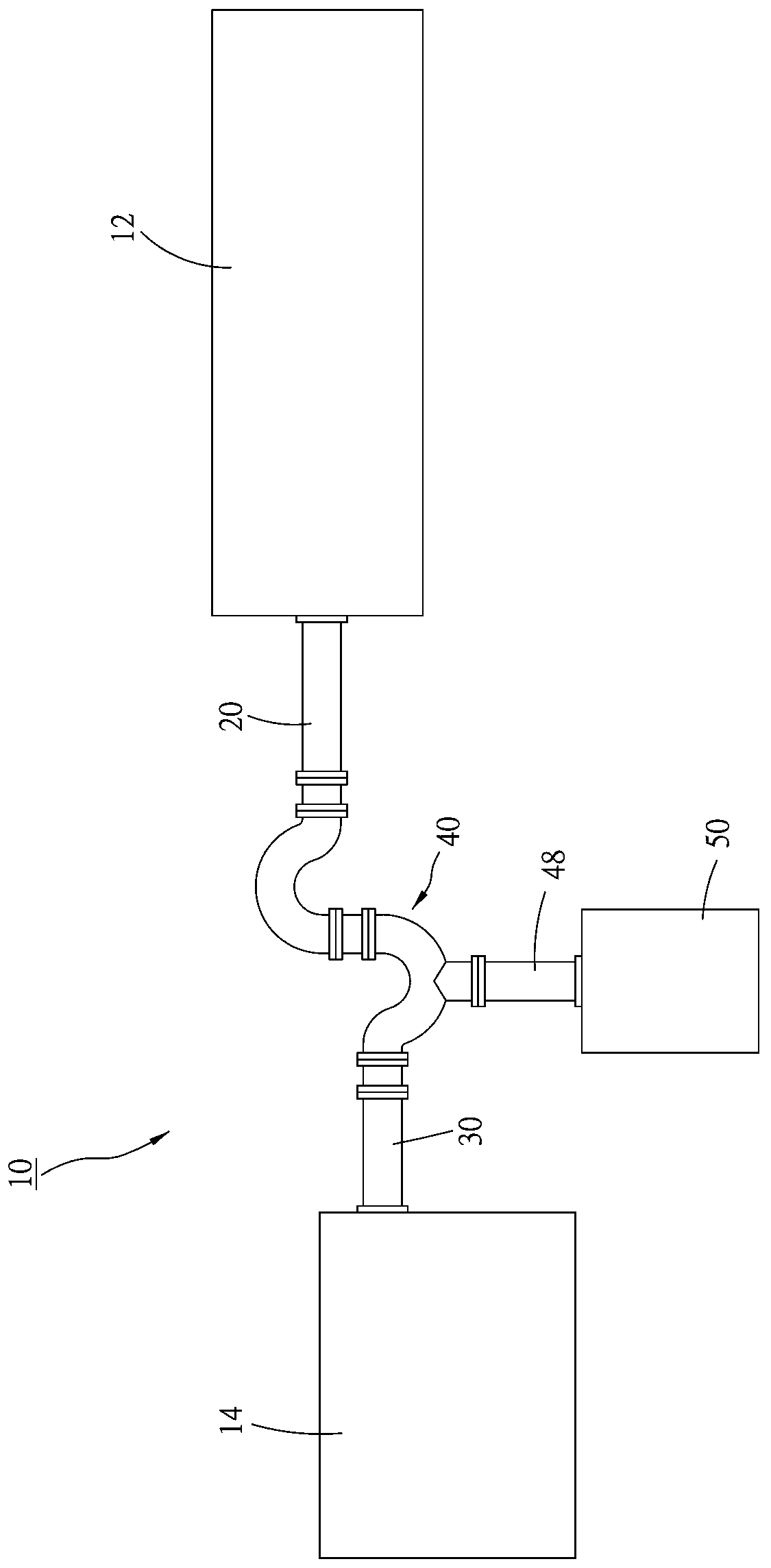 Condensing device for vacuum coating equipment