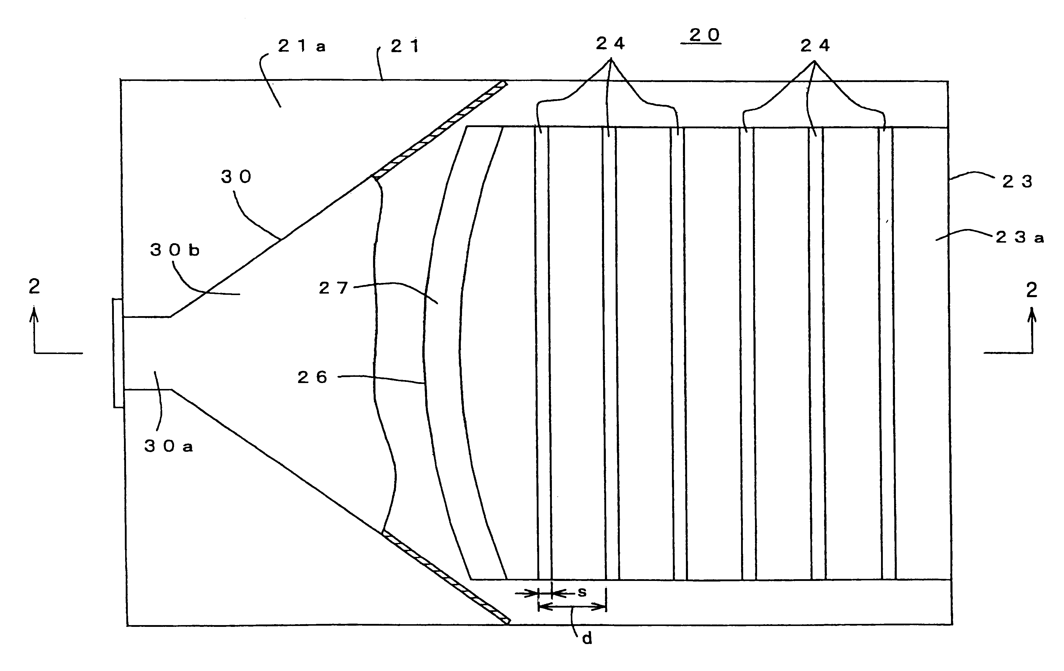 Dielectric leaky wave antenna having mono-layer structure