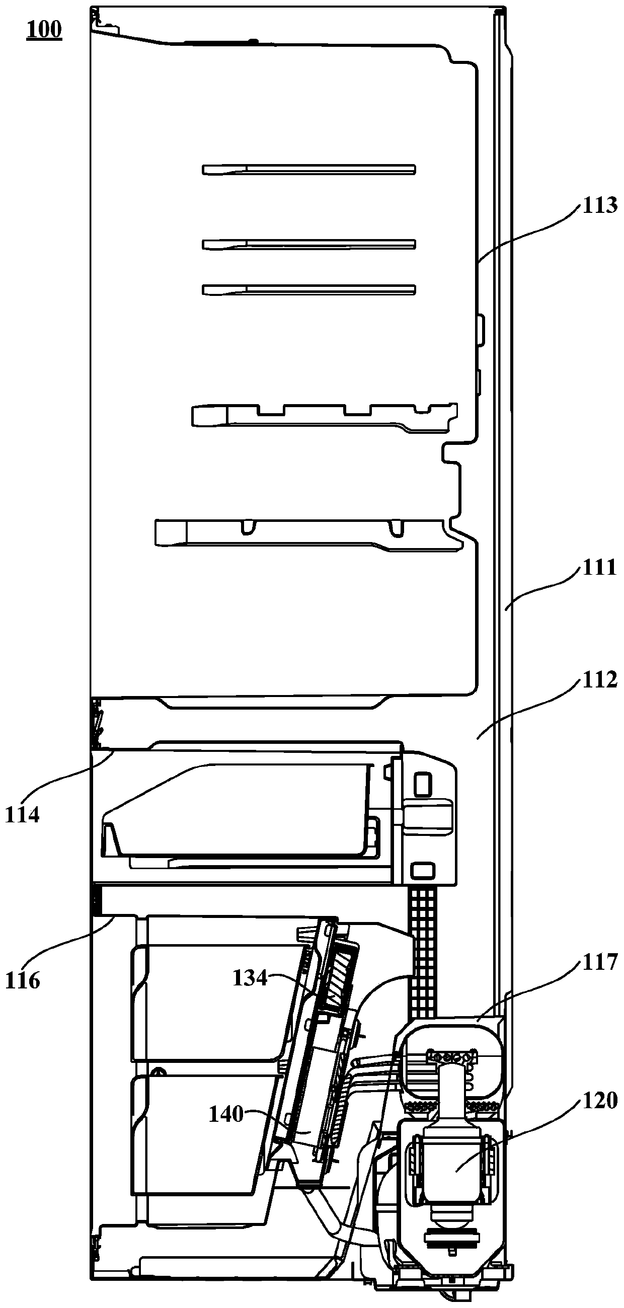 Control device used for cold storage and freezing device and cold storage and freezing device