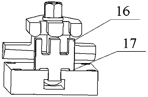 Six-surface part numerical control machining tool