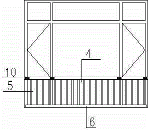 Multifunctional low windowsill window guardrail of building outer window