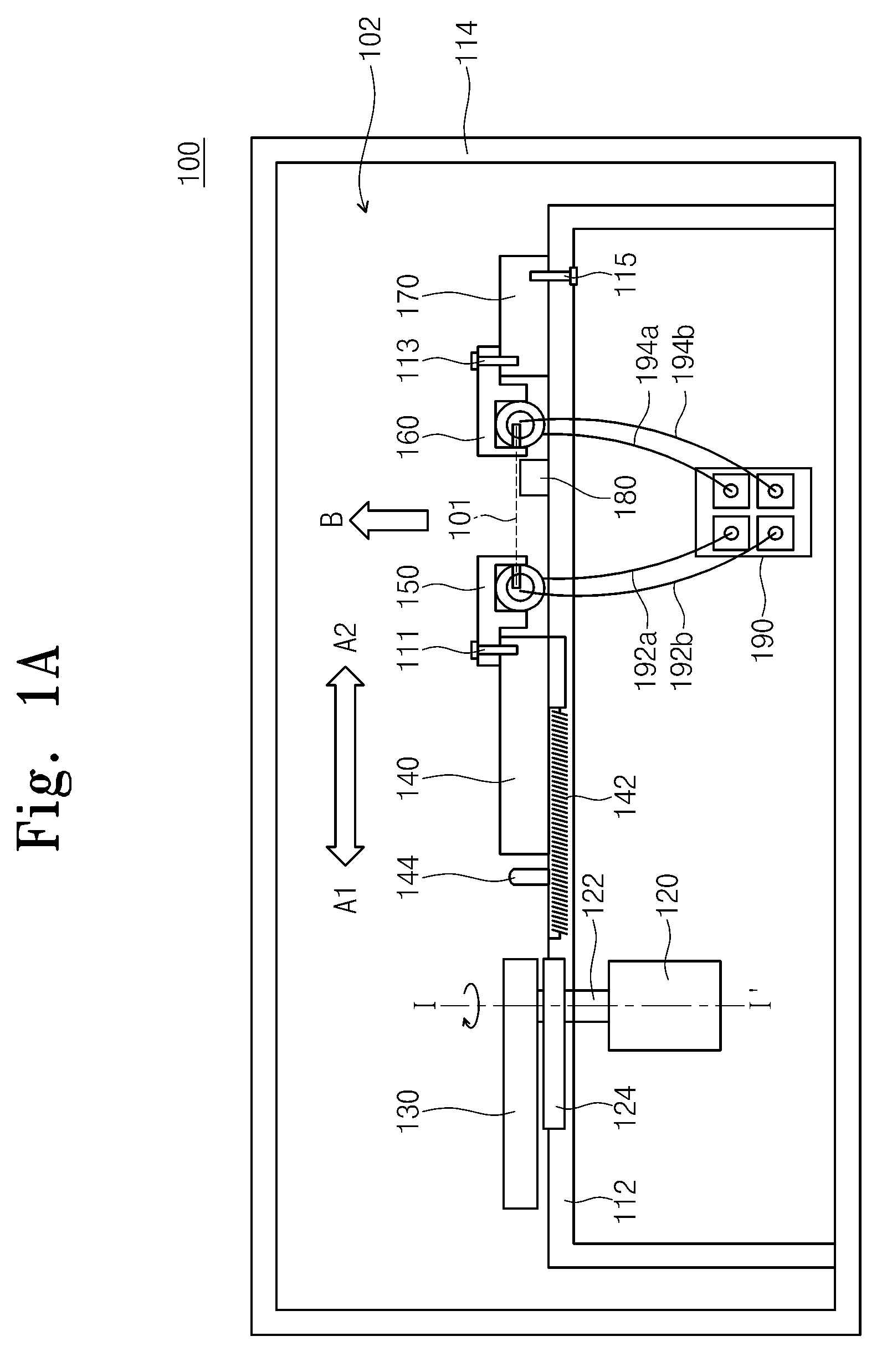 Bending test apparatus for flexible devices
