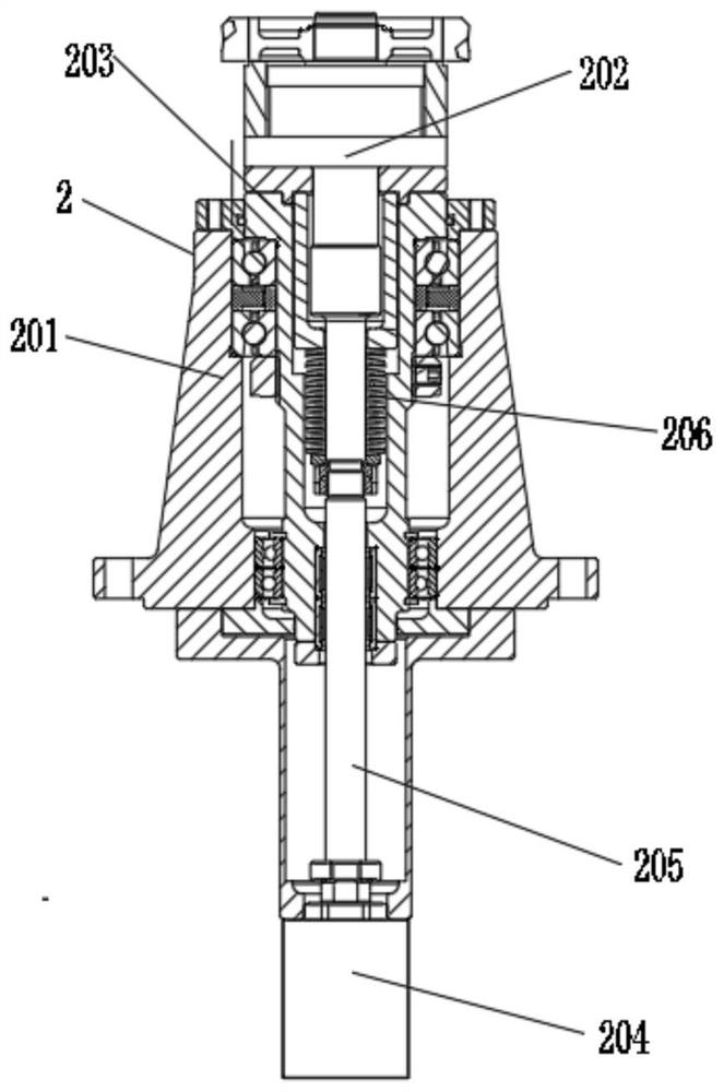 Worm gear running-in equipment of automobile steering system