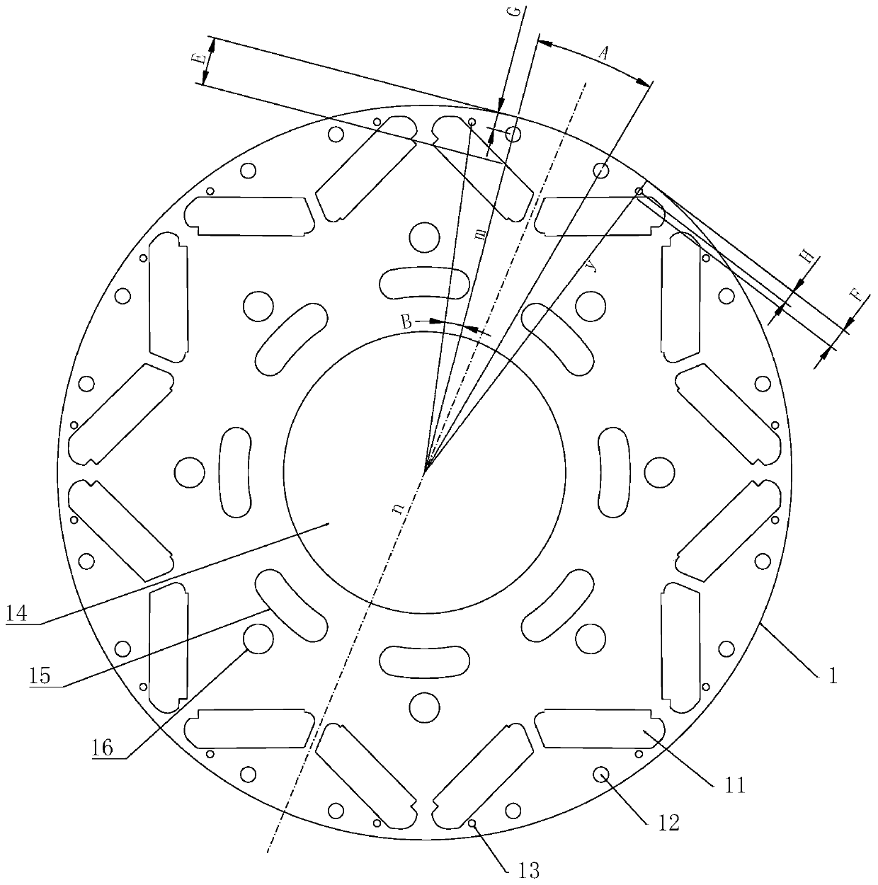 Rotor chip, rotor and motor