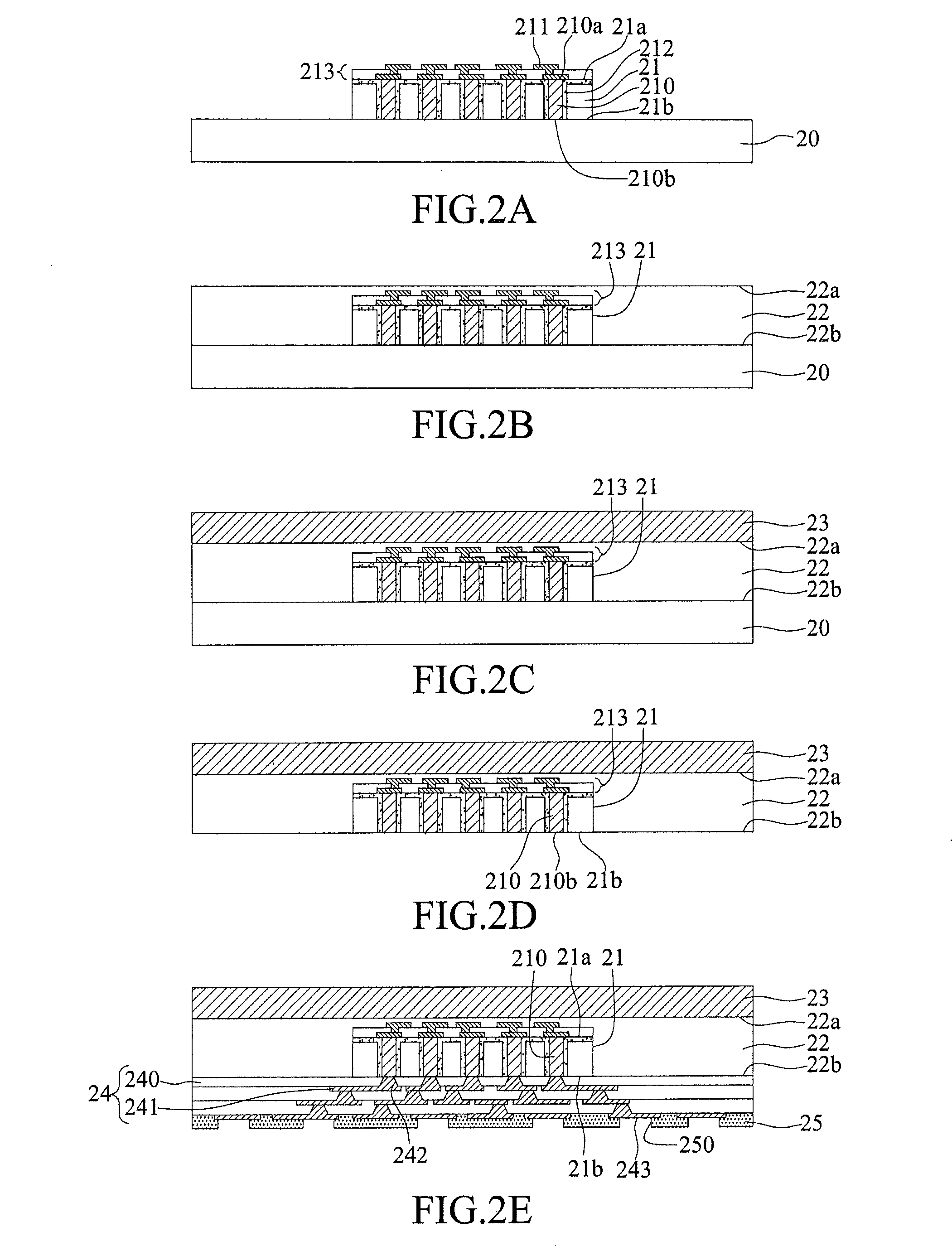 Packaging substrate having through-holed interposer embedded therein and fabrication method thereof