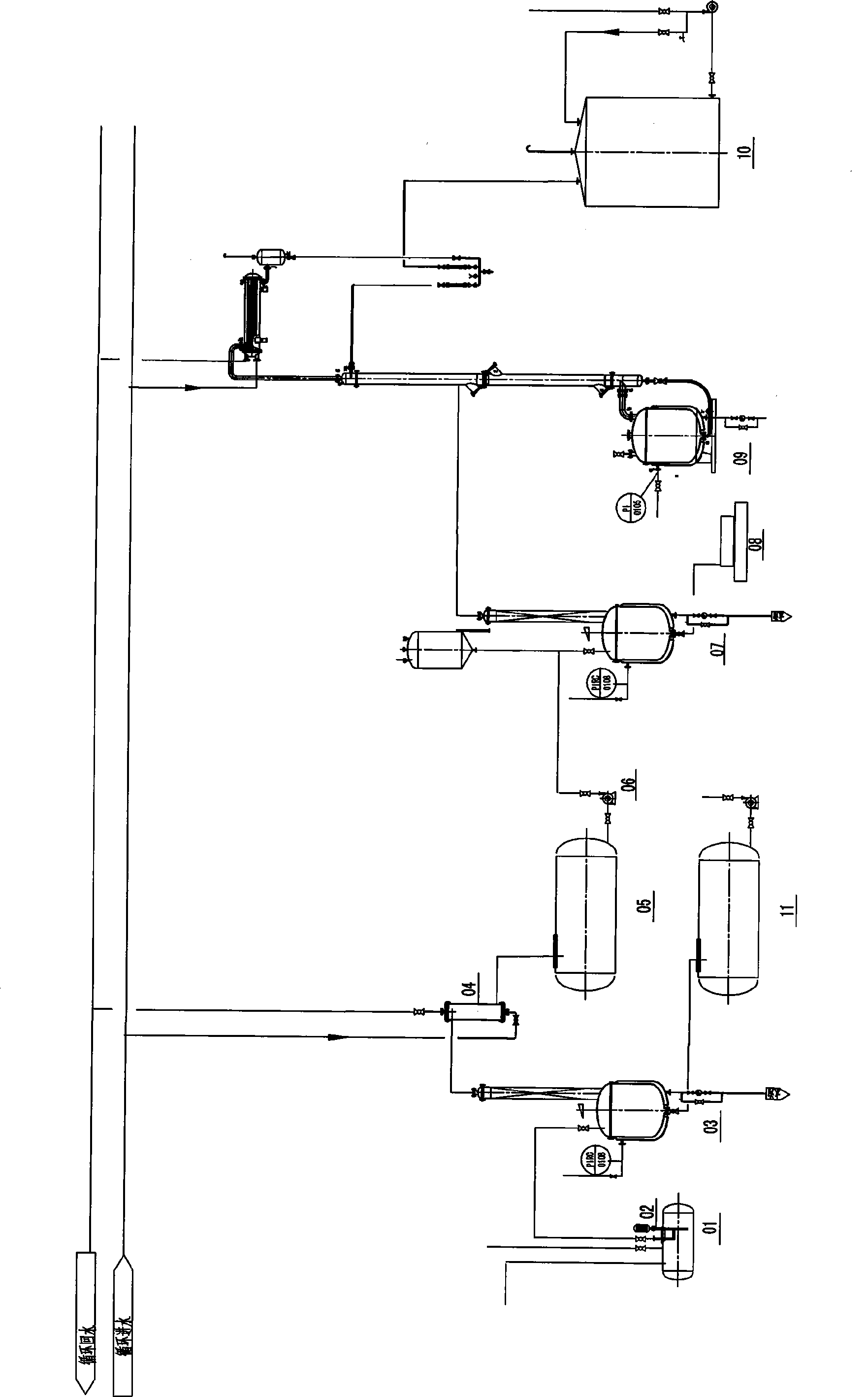 Comprehensive processing method and apparatus for mother solution in production of glucurolactone