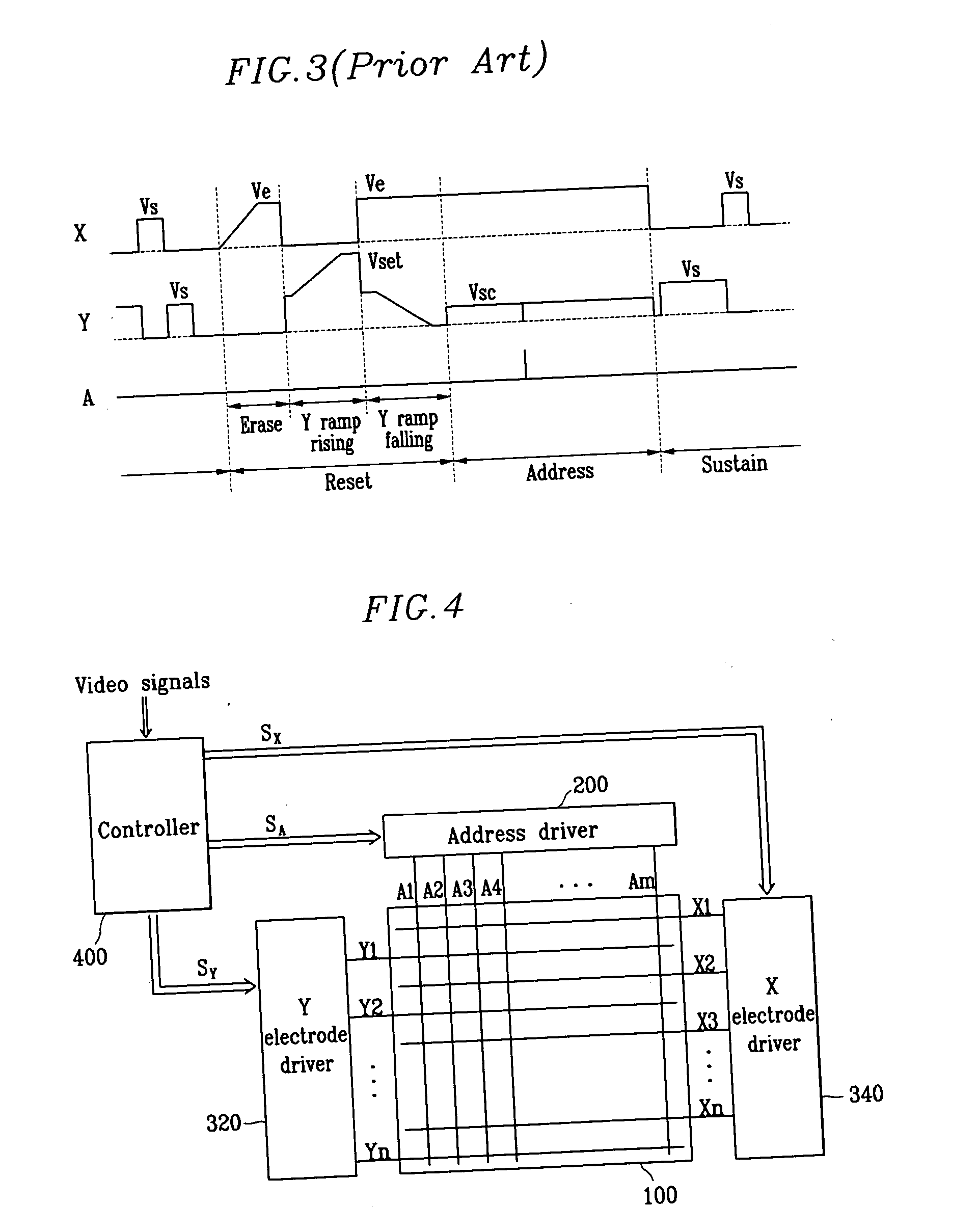 Plasma display panel driving device and method