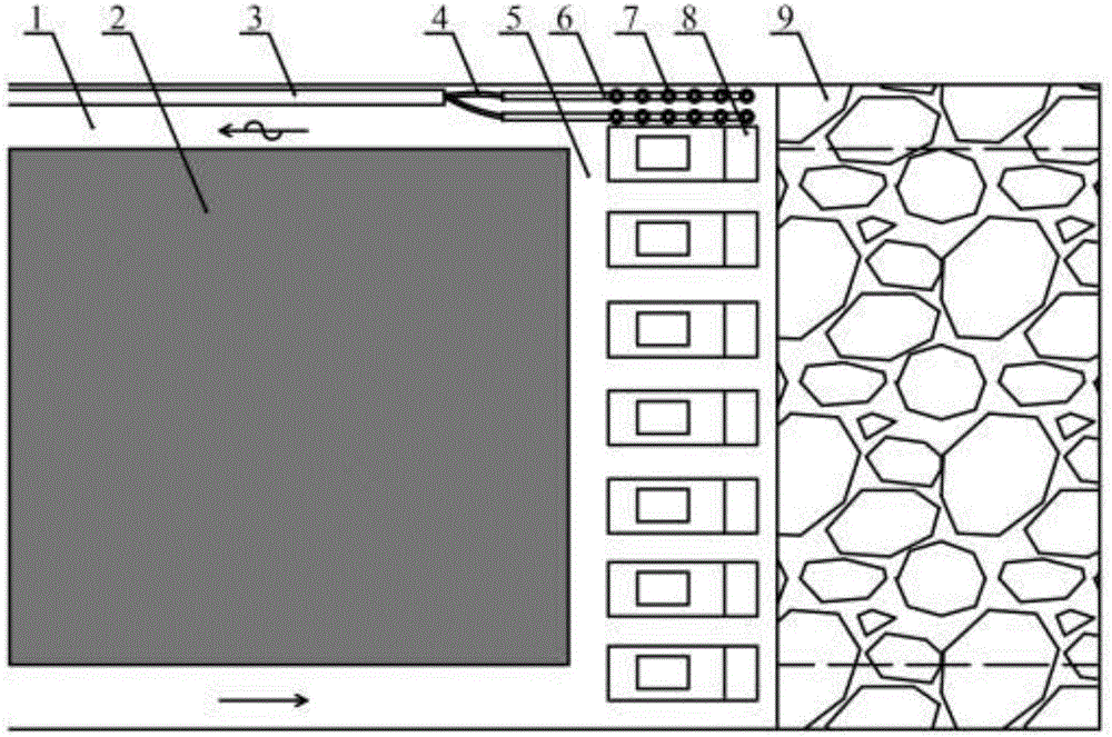 Method for gas extraction on weak surrounding rock fully mechanized caving face