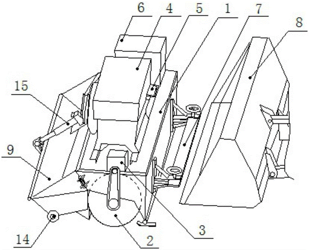 Engineering pavement sweeping machine