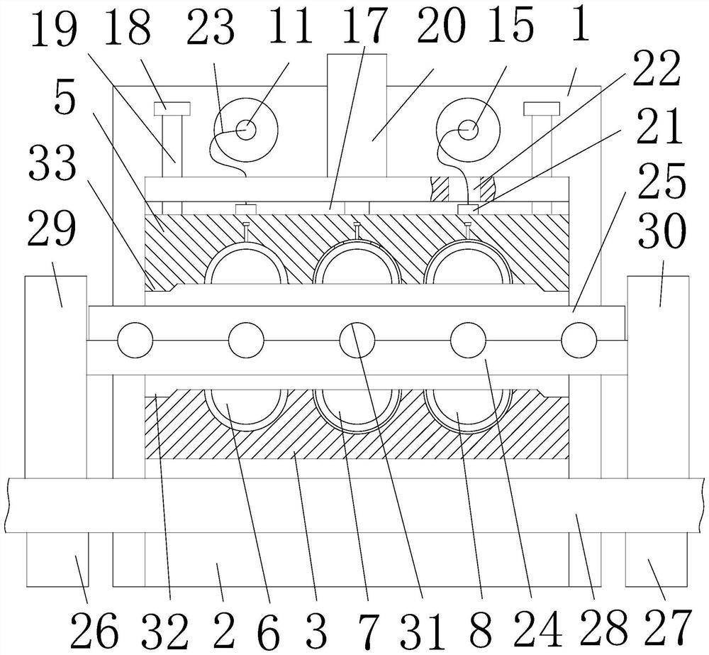 Tool handle secondary injection molding device and method