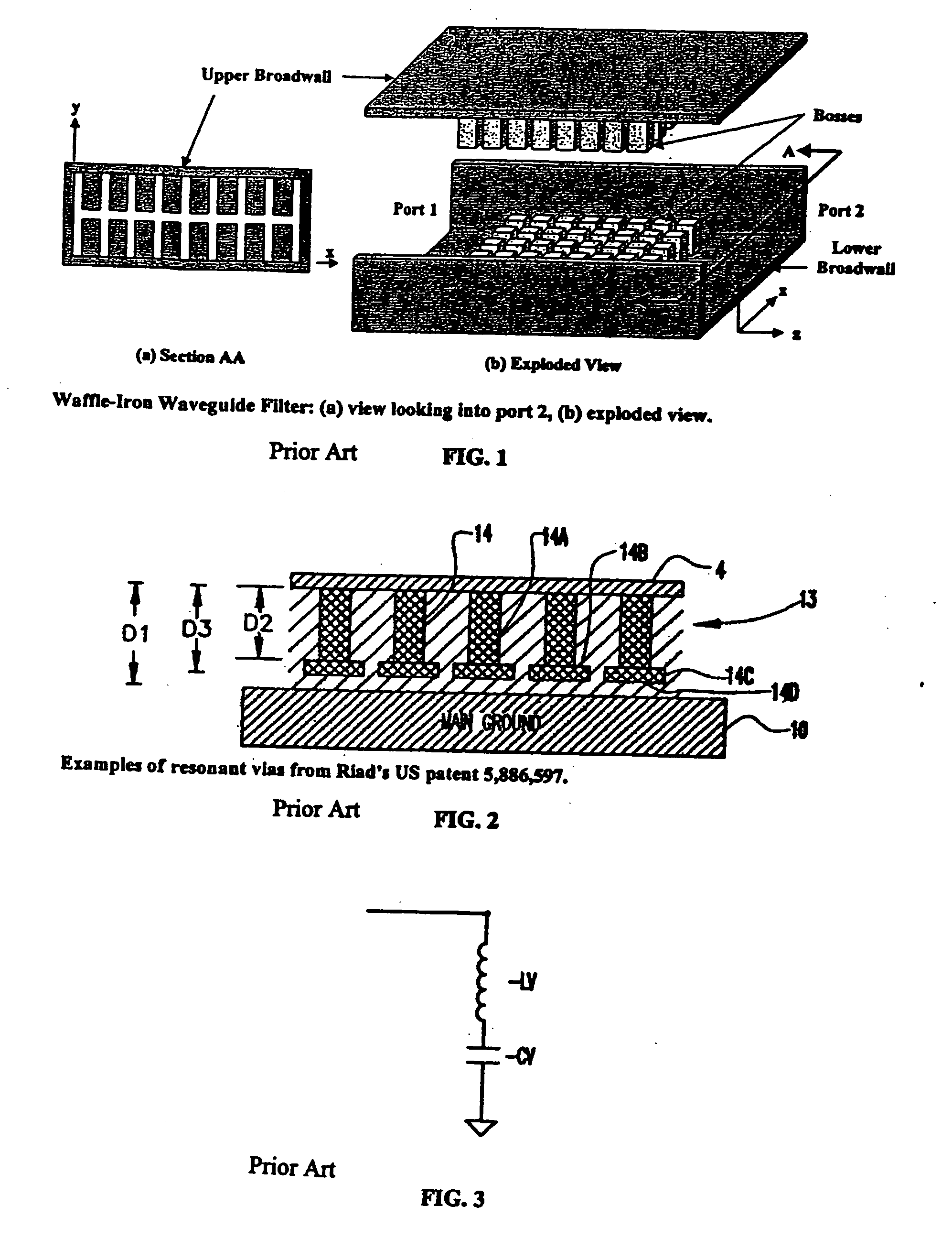 Systems and methods for blocking microwave propagation in parallel plate structures