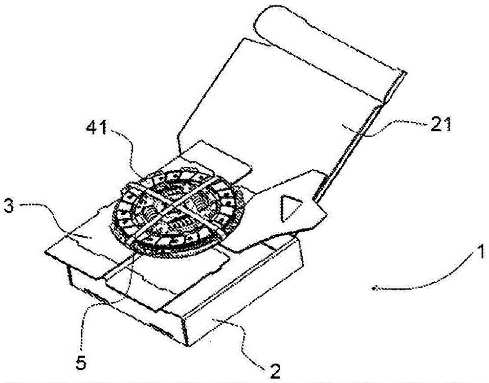 Packaging device for clutch device