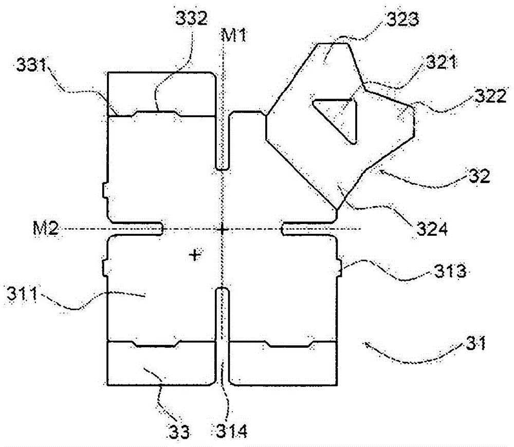 Packaging device for clutch device