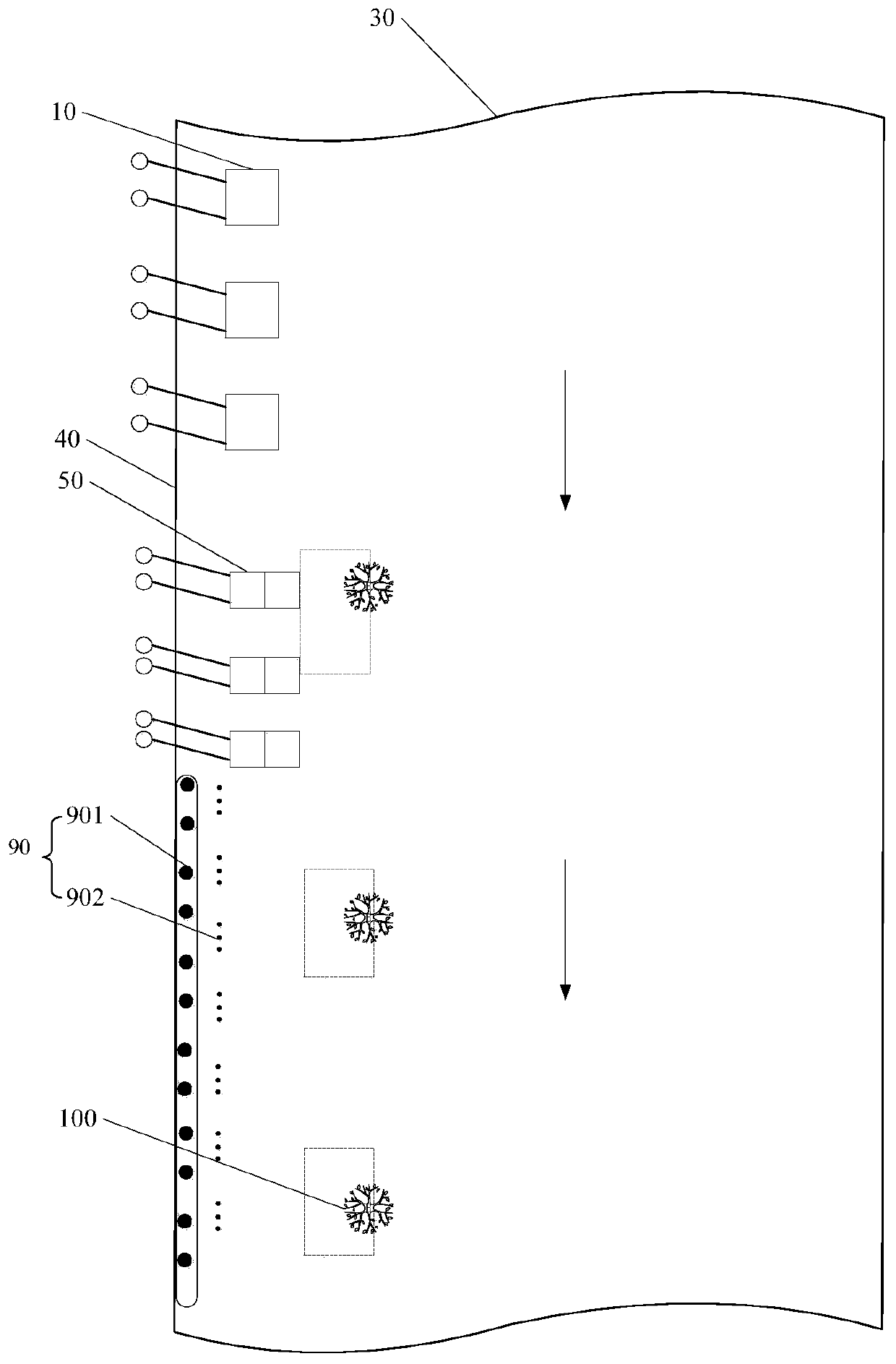 Habitat construction method for lamprey lei