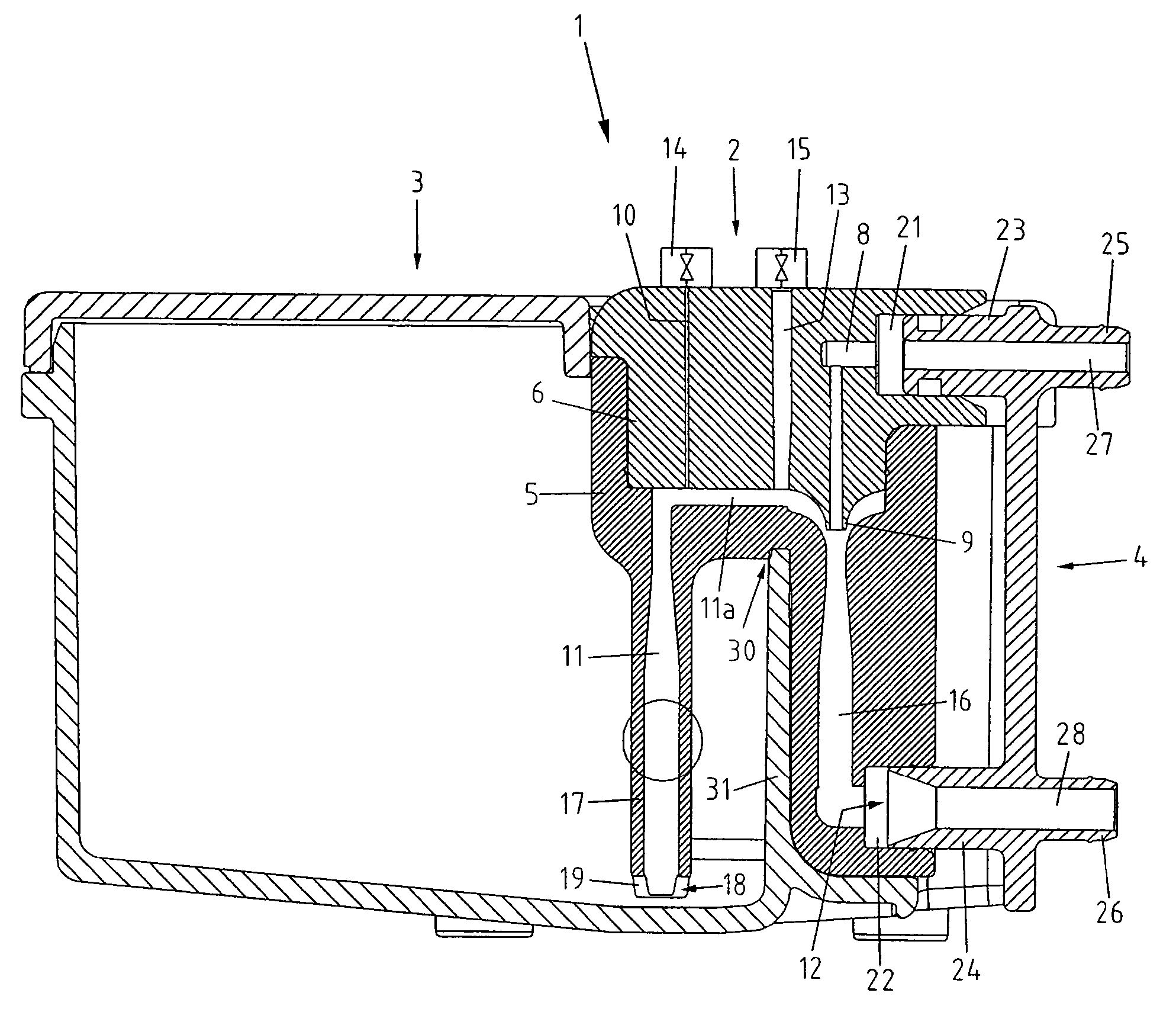 Assembly for creating milk froth and/or for heating milk