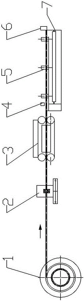 Drawing and straightening equipment of copper bars