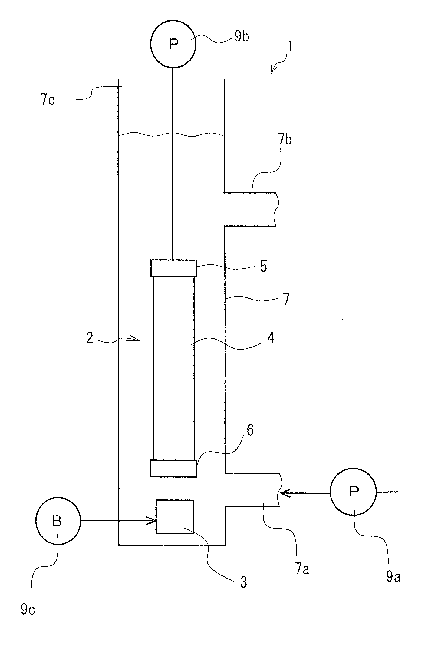 Filtration device and filtration method using same