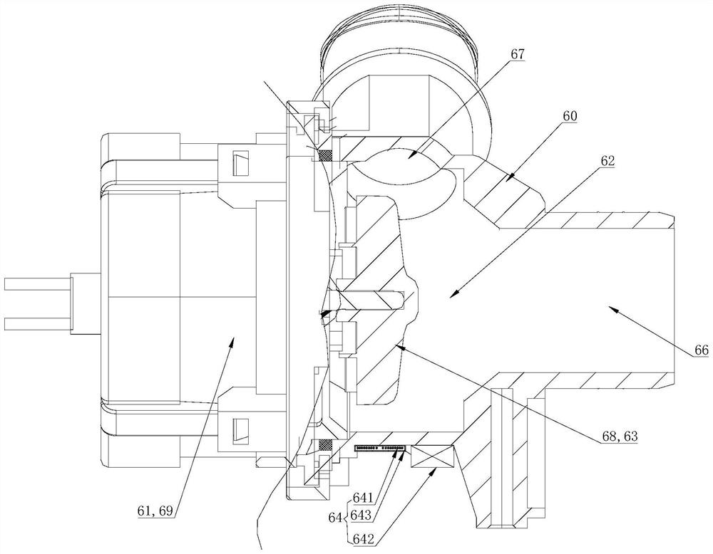 Heating circulating pump and washing machine