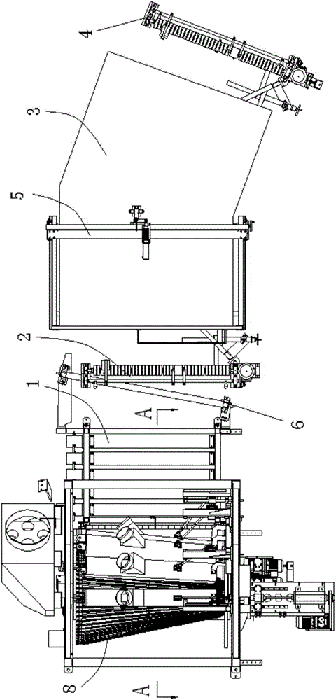 Cooling device of film-drawing machine