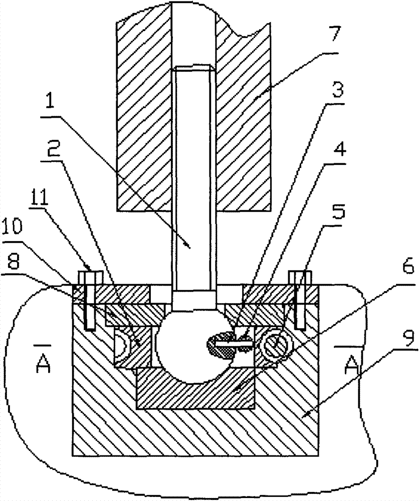 Connecting device of bulb lead screw and worm gear