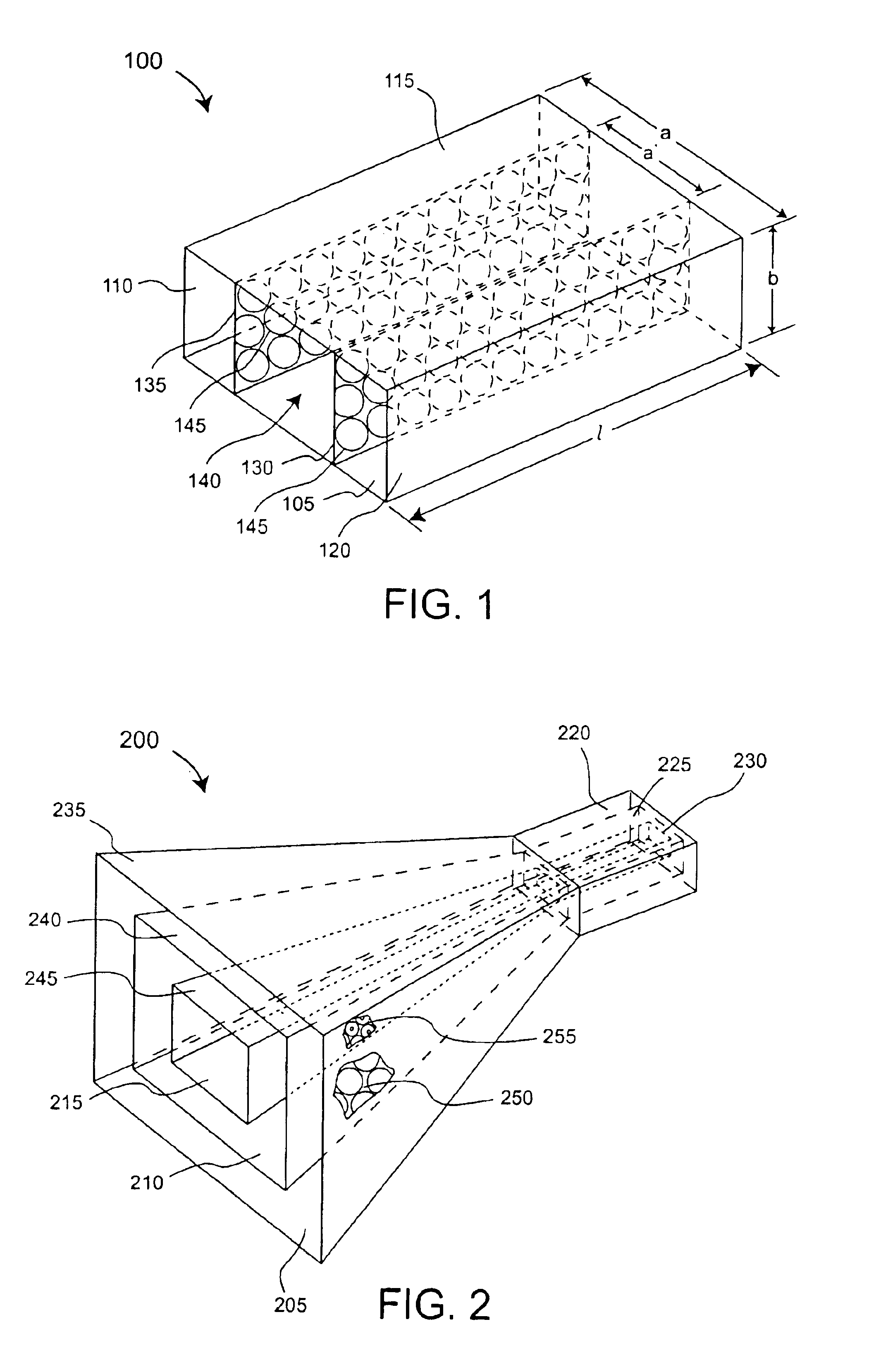 Multi-band horn antenna using frequency selective surfaces