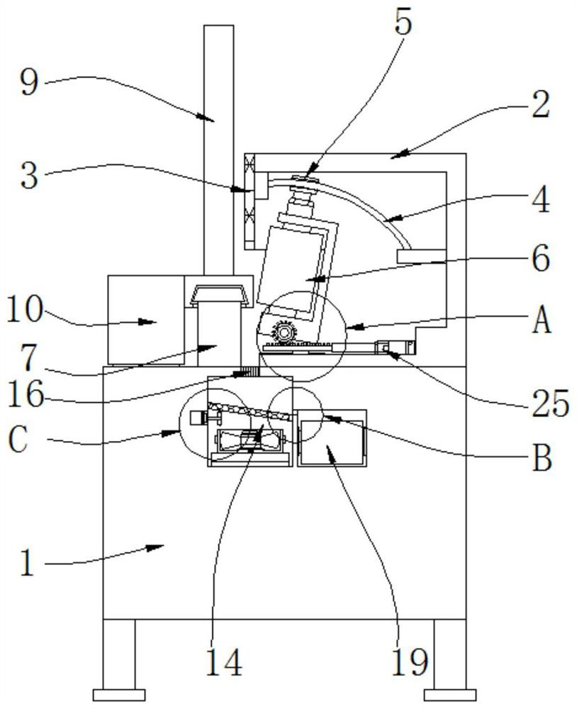 Trimming device for broom bristle production