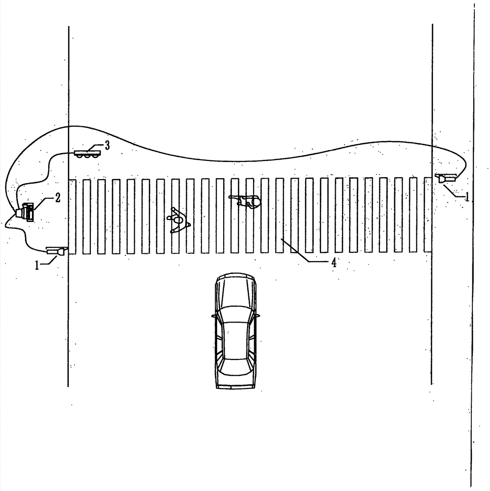 Intelligent sidewalk control device