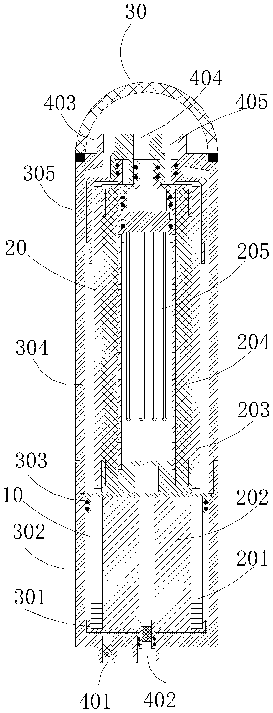 Water purifier filter element, water purification system and water purifier