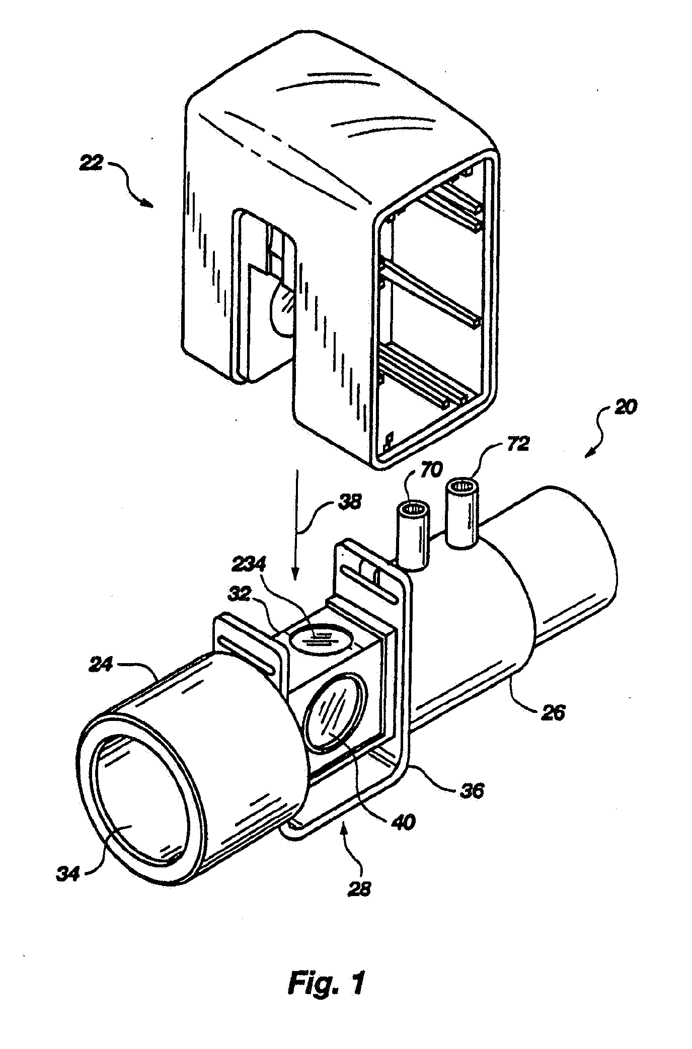 Metabolic measure system including a multiple function airway adapter