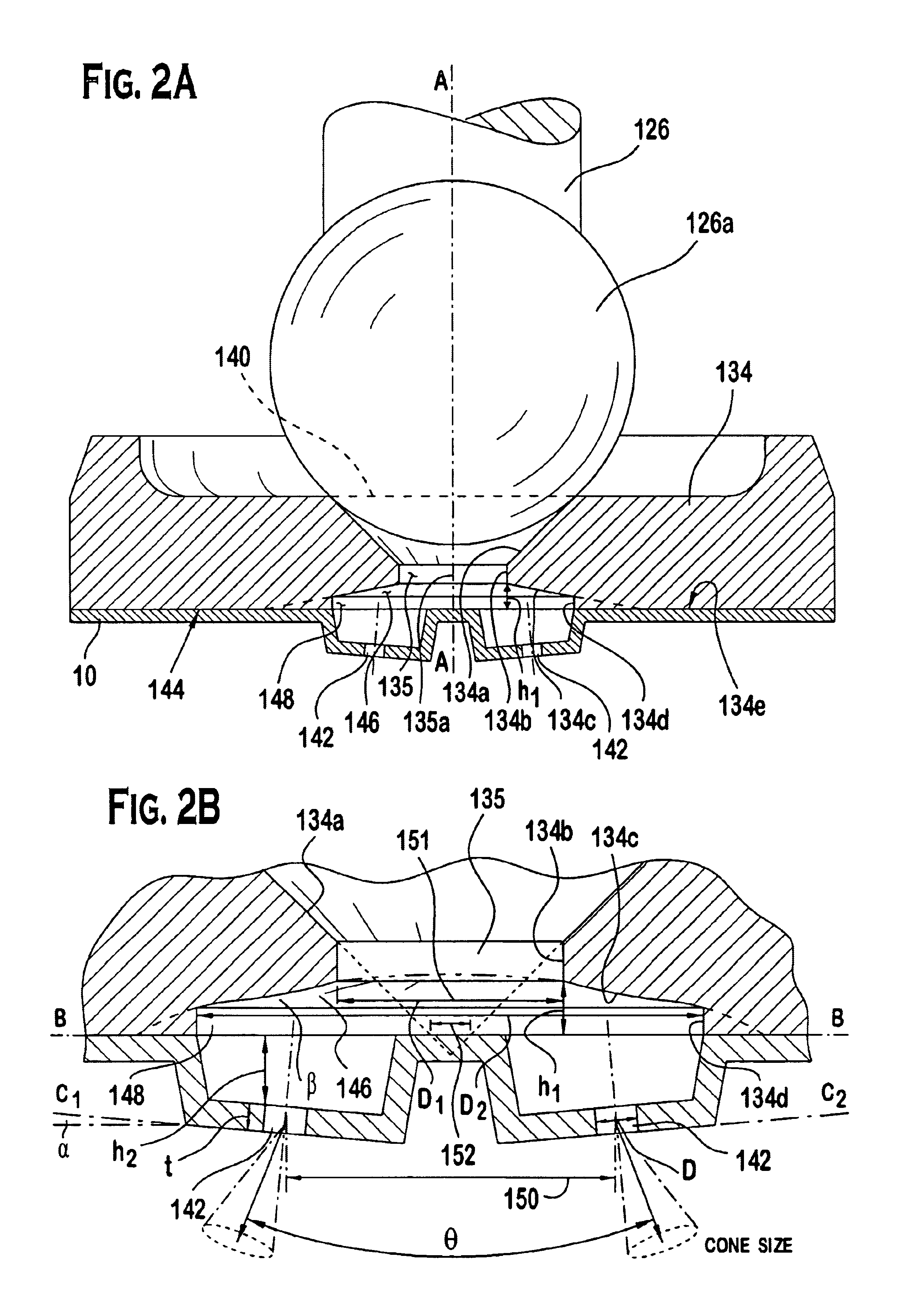 Spray pattern control with non-angled orifices formed on a generally planar metering disc and reoriented on subsequently dimpled fuel injection metering disc