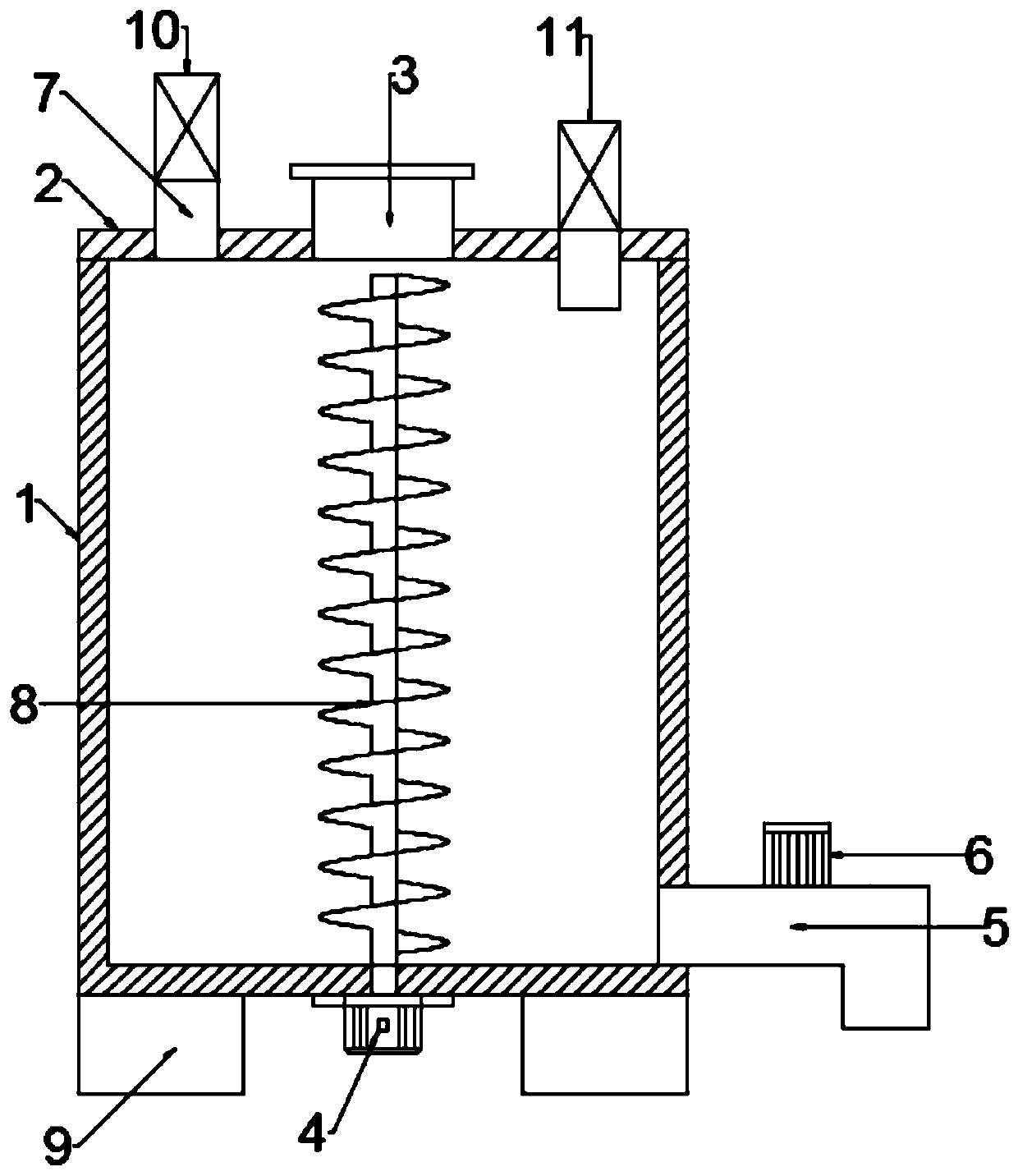 A pulse type grouting device with variable frequency and variable pressure