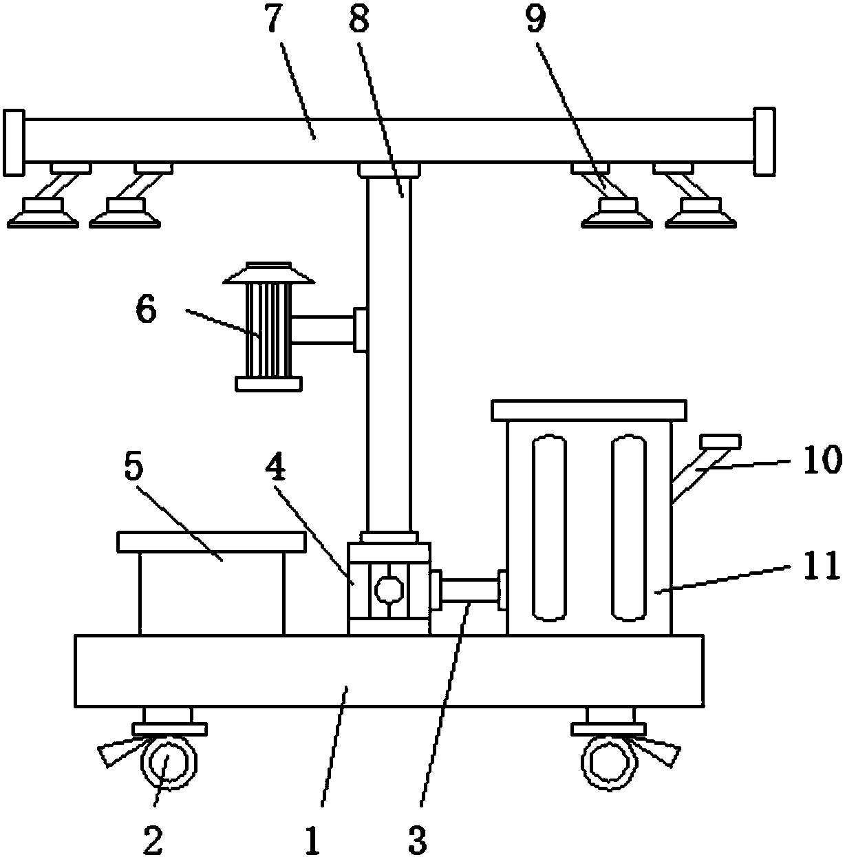 Agricultural spraying device and using method thereof
