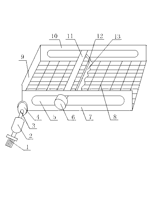 Garbage sorting device capable of cleaning remaining materials on screen cloth