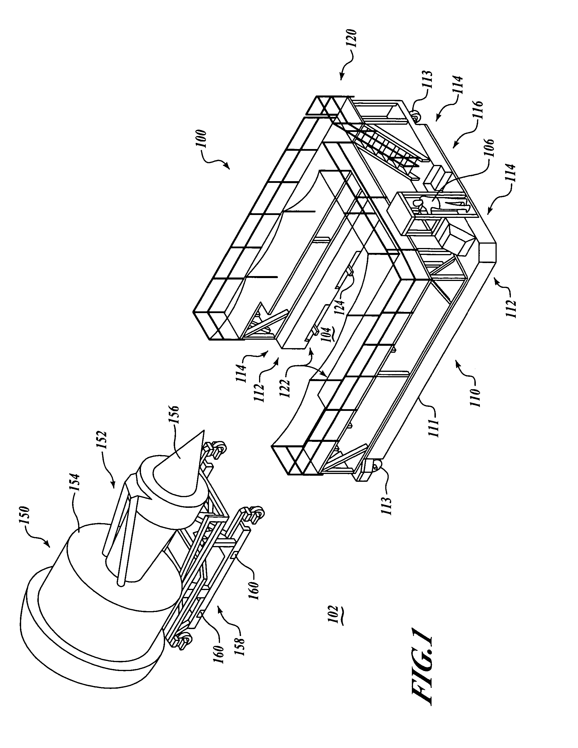Engine loader and transporter apparatus and methods