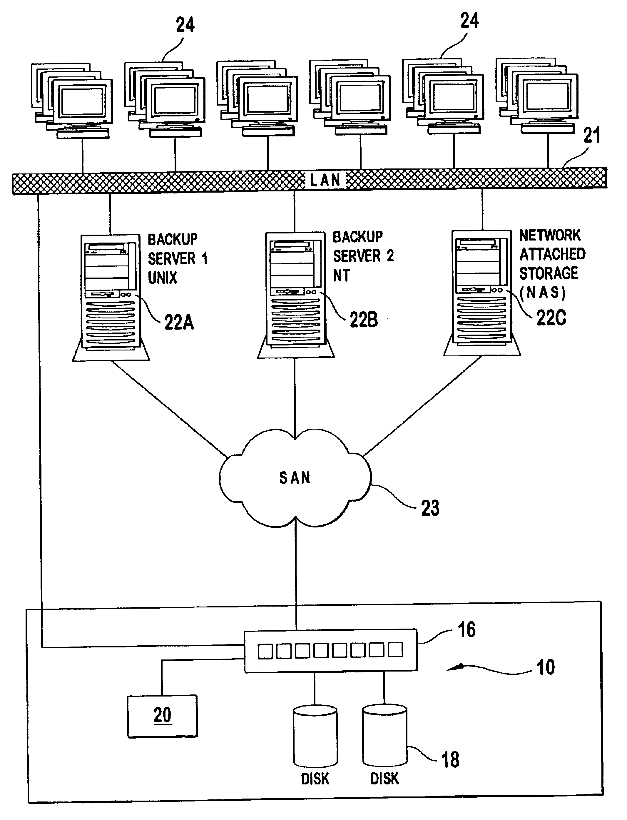 Method of importing data from a physical data storage device into a virtual tape library