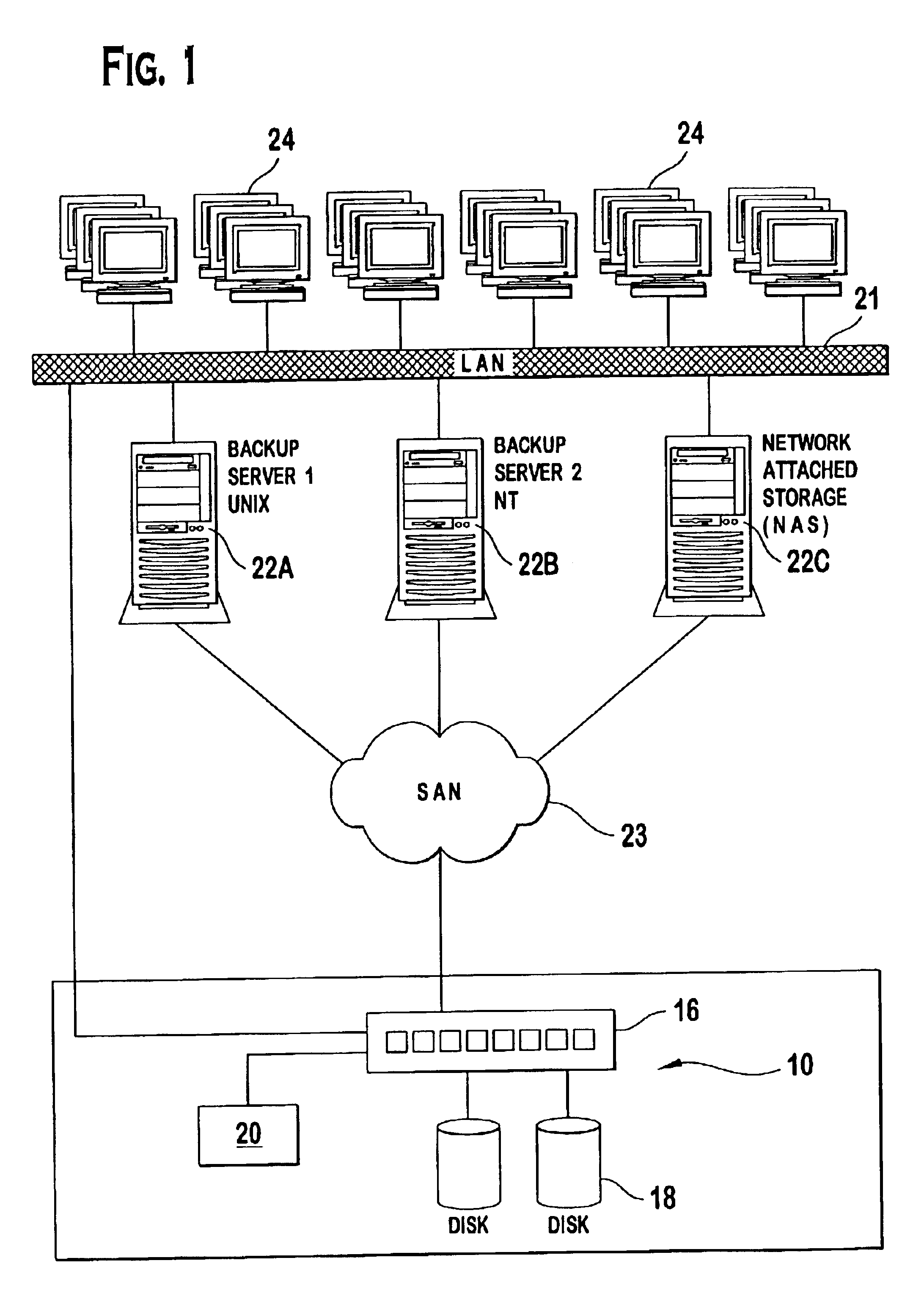 Method of importing data from a physical data storage device into a virtual tape library