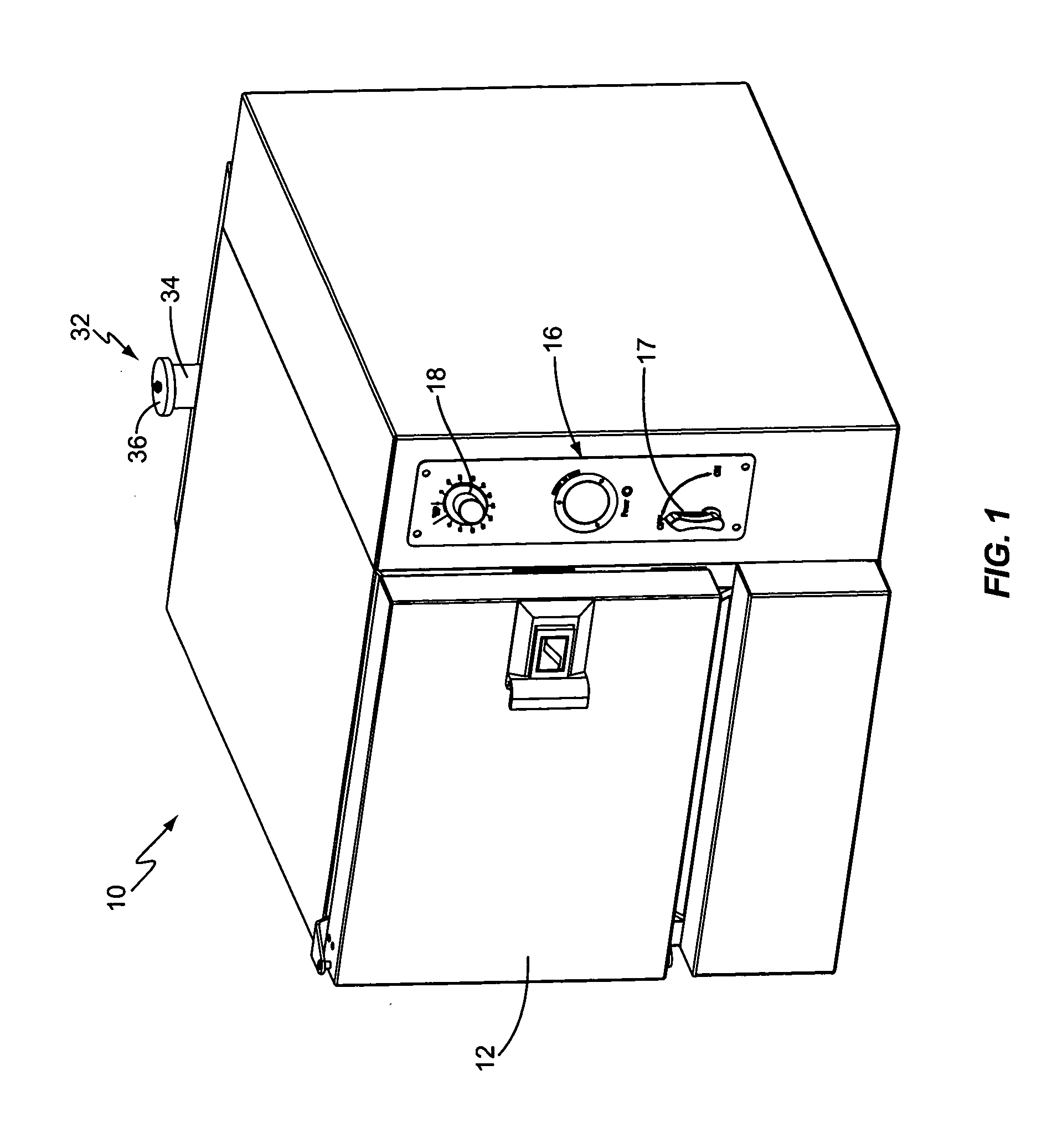 Natural convection steam cooking device