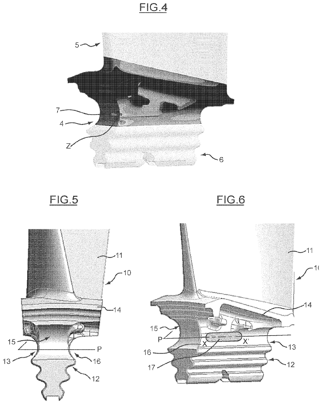 Turbine vane provided with a recess for embrittlement of a frangible section