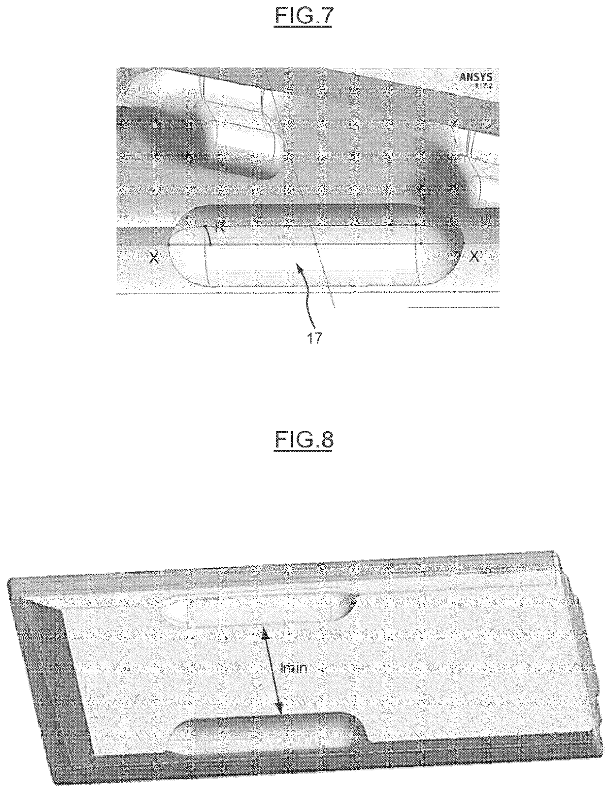 Turbine vane provided with a recess for embrittlement of a frangible section