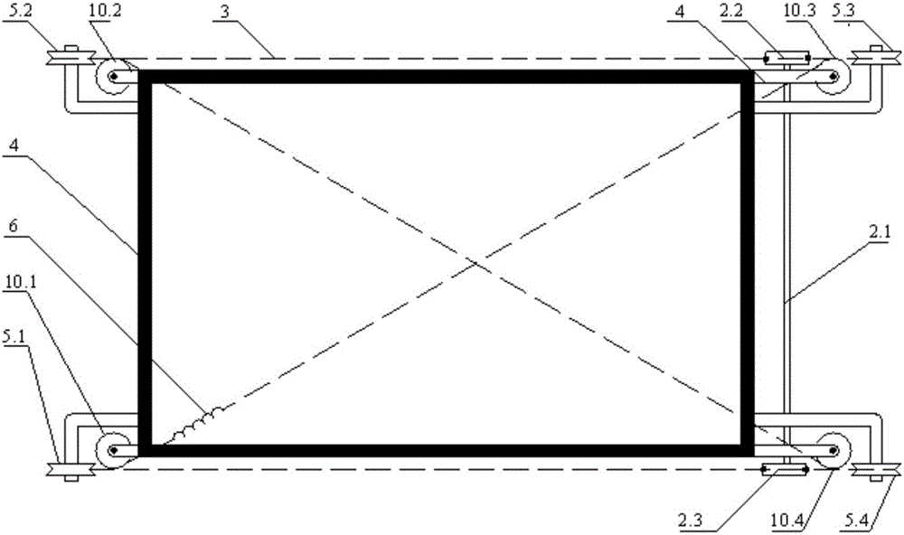 Photovoltaic panel surface dust collection device suitable for multiple forms of supports