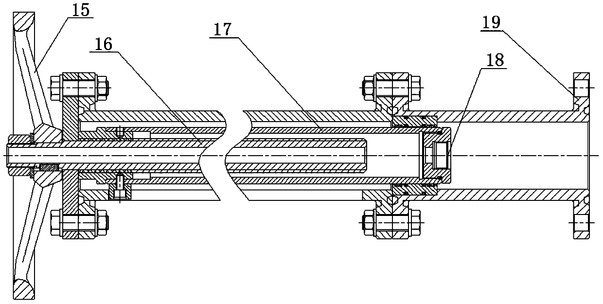 Device and method for visually detecting front part of cutter head of cutter of shield tunneling machine