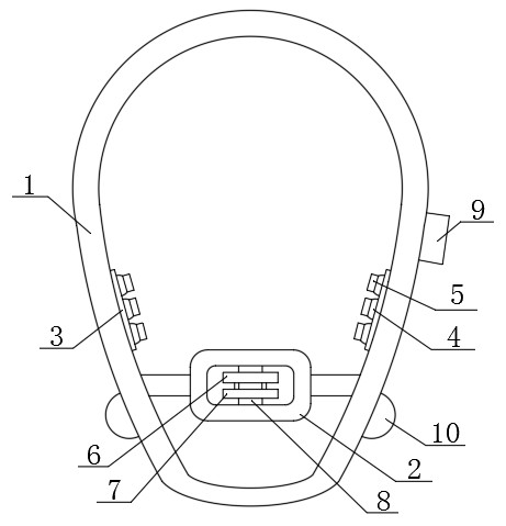 Visual feeding function monitoring and rehabilitation supporting headgear for disabled old people